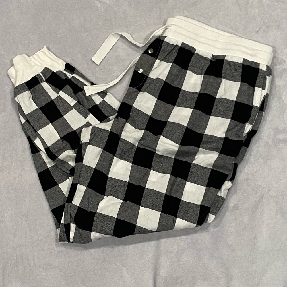 Stars Above Buffalo Plaid jogger pajama pants